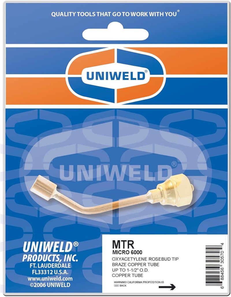 UNIWELD MTR Micro 6000 Rosebud Heating Tip - Image 2